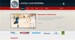 Desktop Screenshot of futsalveszprem.hu